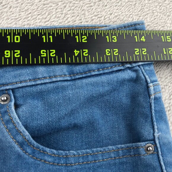 Levis Womens 721 Jeans Size 28 High Rise Skinny Leg Ankle Blue Denim Casual - Picture 7 of 16